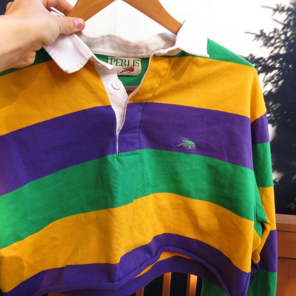 Cropped Long Sleeve Polo Shirt - Picture 8 of 8